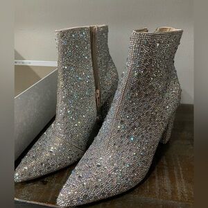 Betsey Johnson Rhinestone Boots